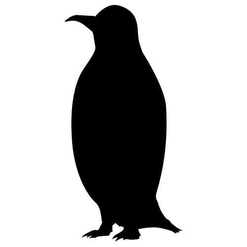 Silhouette pingouin.