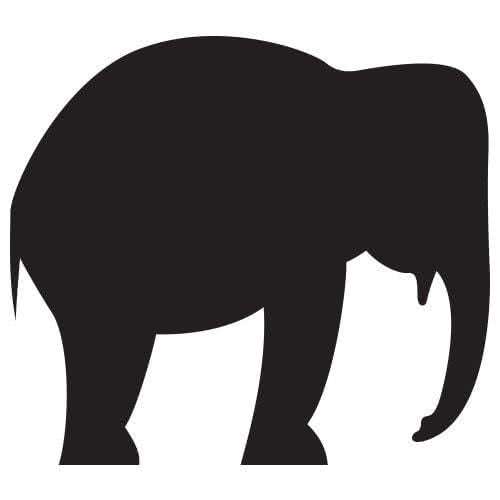 Silhouette éléphant