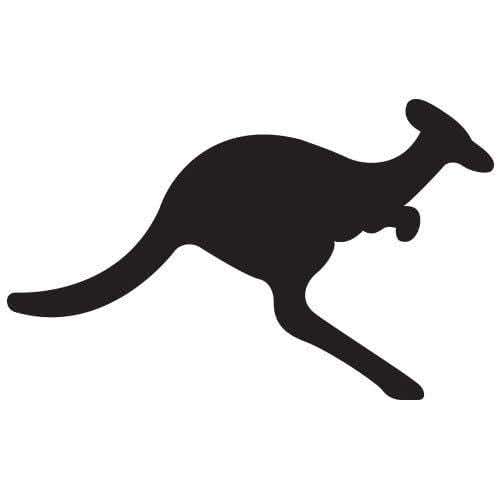 Silhouette kangourou