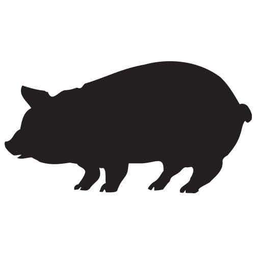Silhouette cochon